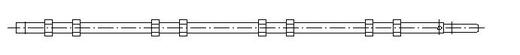 Post standard (one – level stirrups, with spigot) Post standard (one – level stirrups, with spigot)